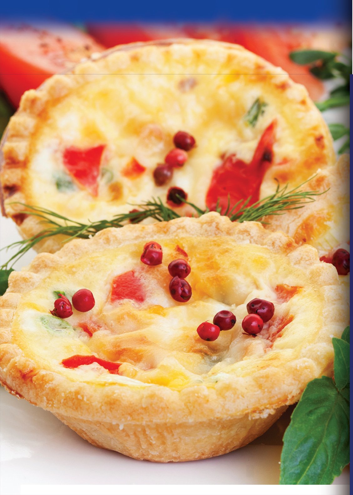 Mini Cheese and Roasted Vegetable Quiche - Anchor Caribbean